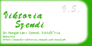 viktoria szendi business card